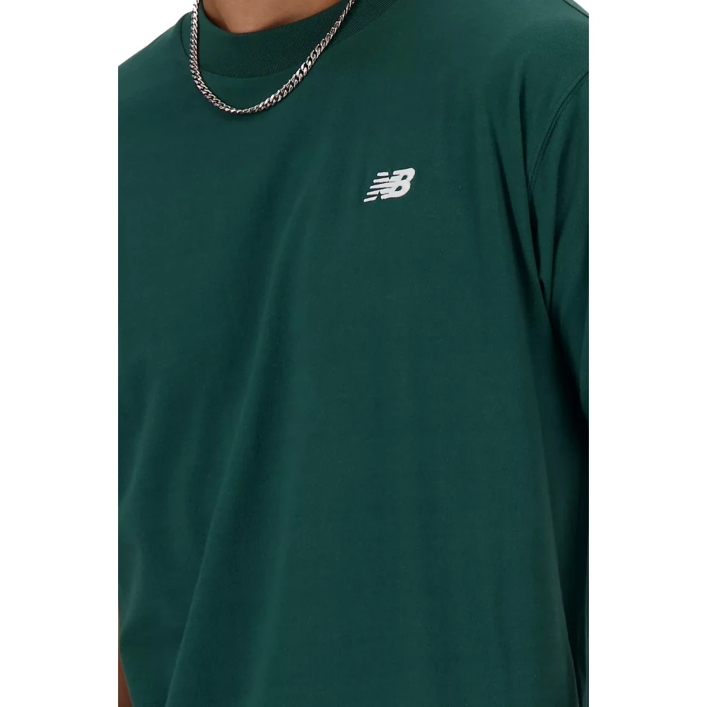 New Balance Heren T-shirt Lente Zomer Collectie Katoen Green Heren