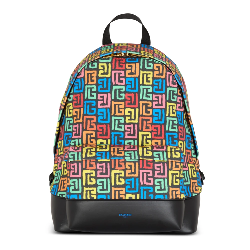 Balmain Multicolor PB Labyrinth canvas rugzak Multicolor Heren
