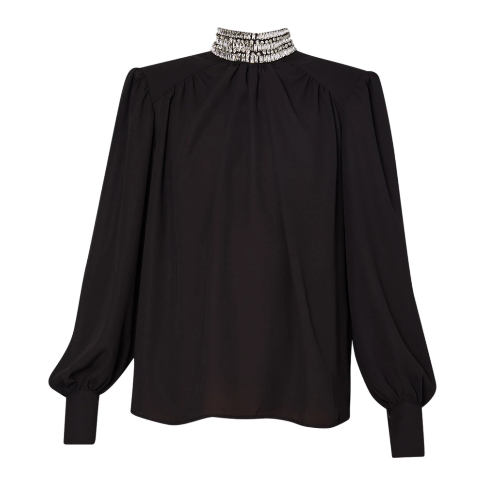 Liu Jo Polyester Blouse met Unieke Stijl Black Dames