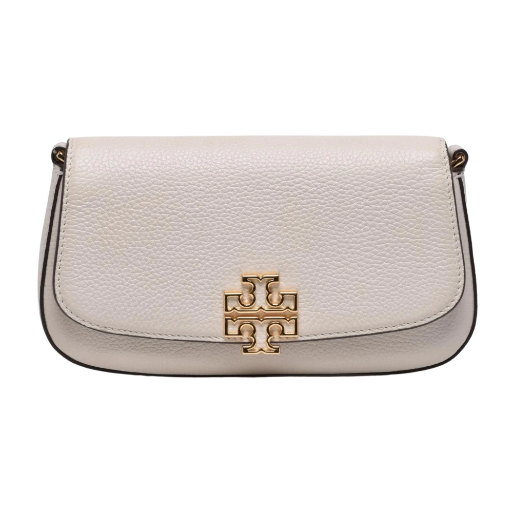 Tory Burch Women's White Cross Body Bags, One Size, Britten Convertible Bag