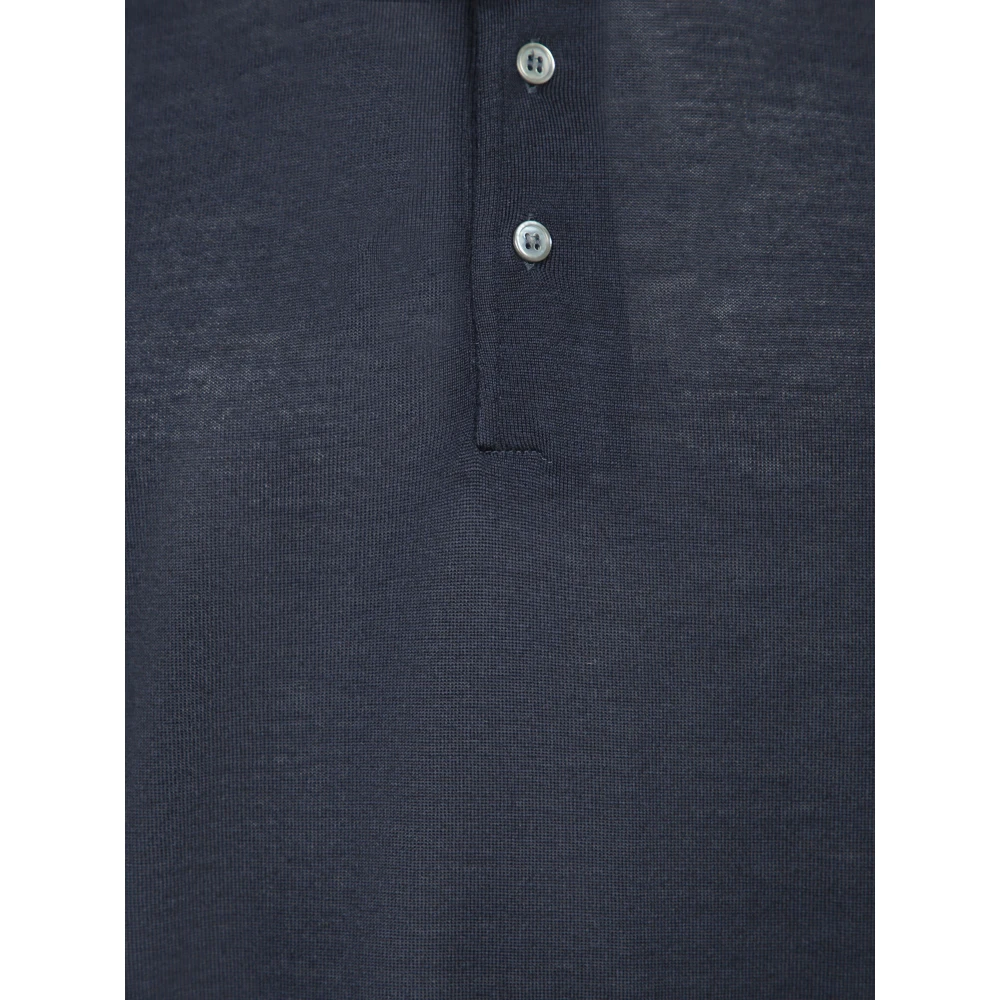 Dell'oglio Blauw T-shirt voor mannen Blue Heren