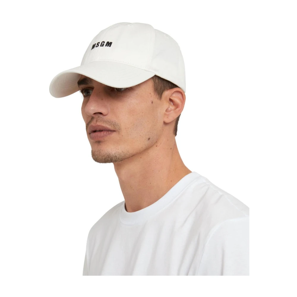 Msgm Katoenen hoeden White Heren