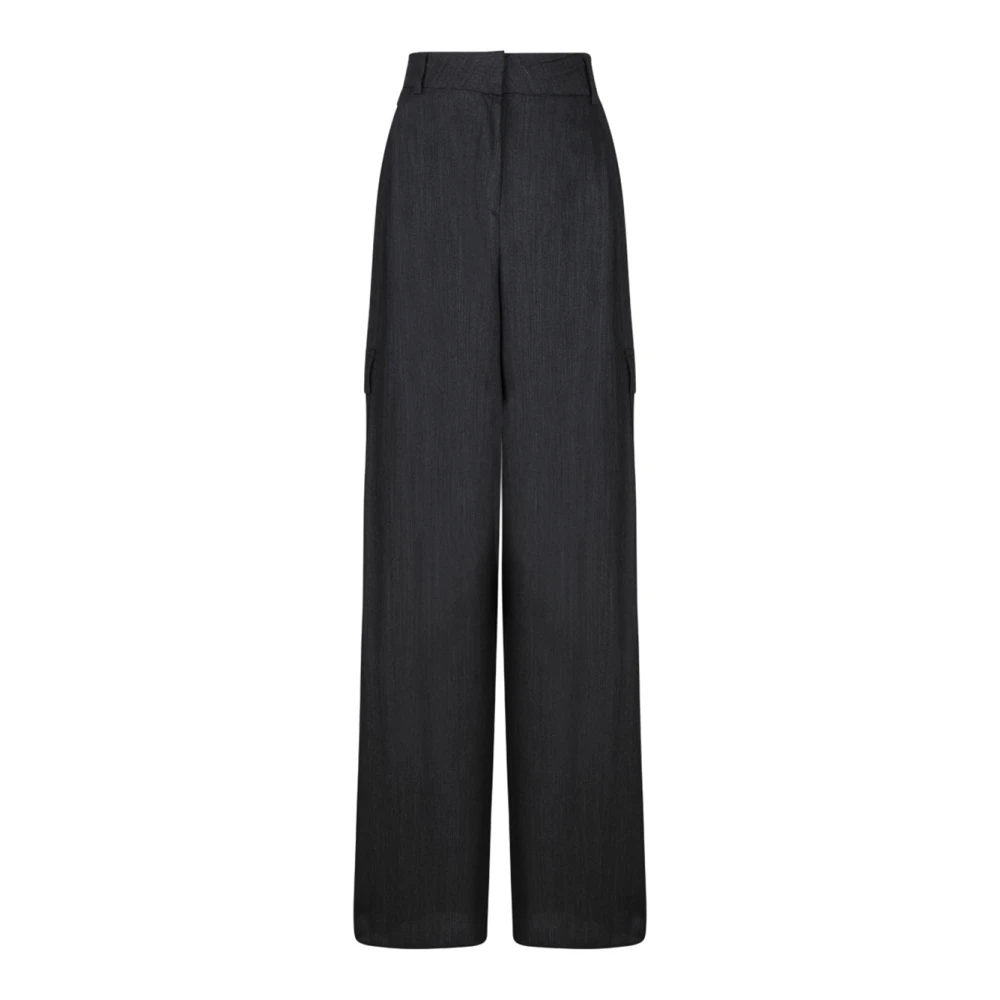 Marella Antraciet Cargo Broek Black Dames