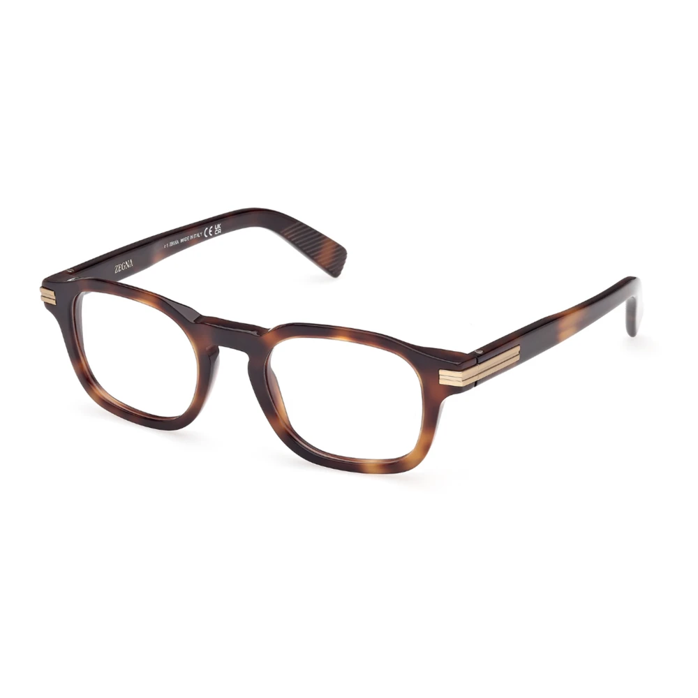 Zegna Unisex Brown Eyewear Frames - Glasses - 49 Mm - Accessories