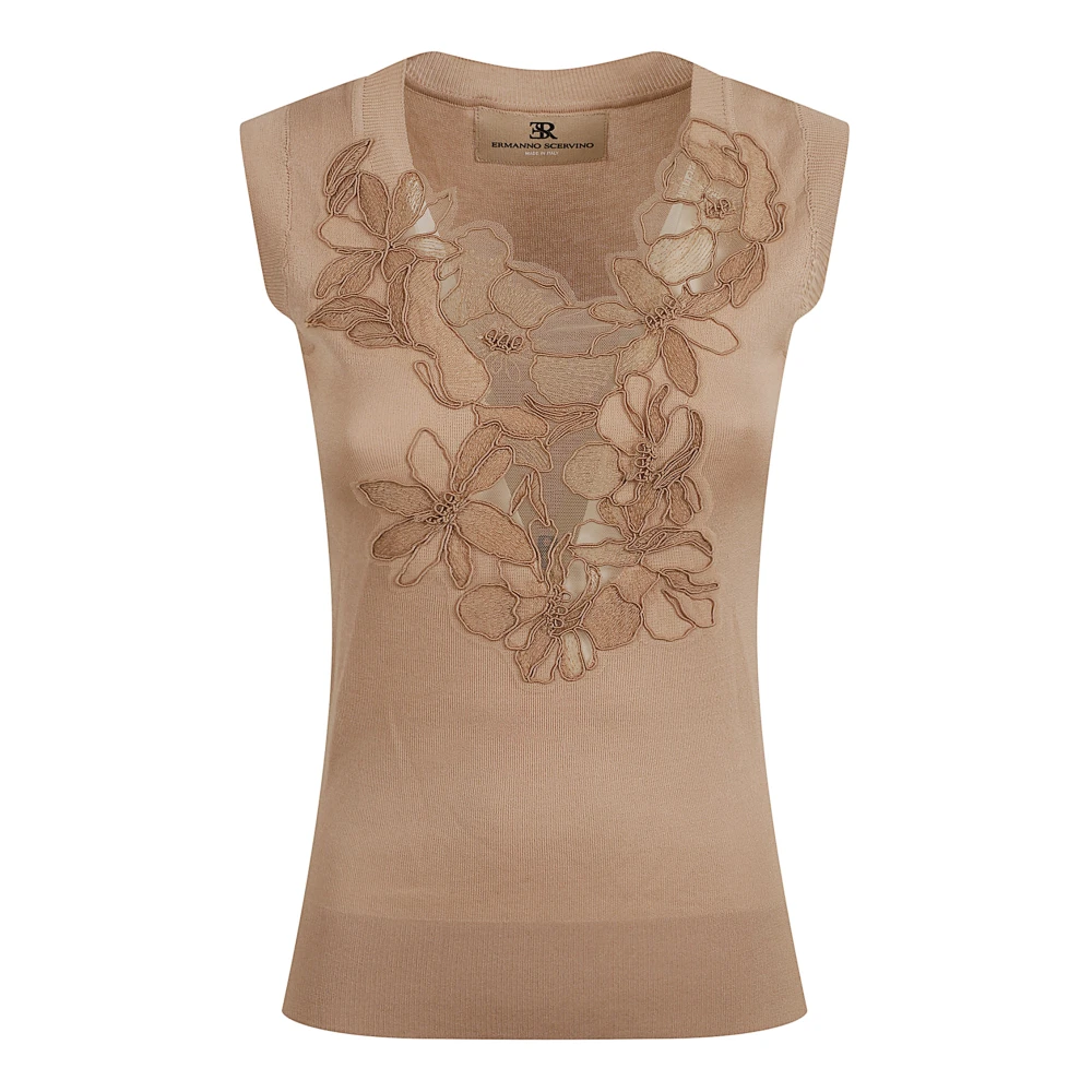 Tops > Sleeveless Tops - - Ermanno Scervino - Modalova