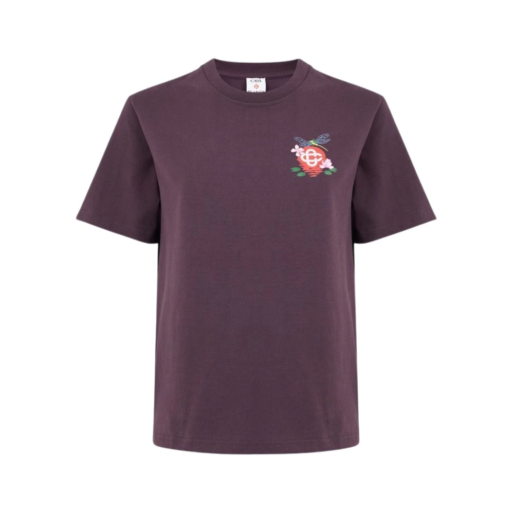 Casablanca Women's Purple Stylish T-Shirt For A Trendy Look