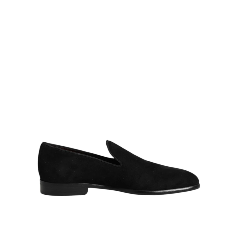 Dolce & Gabbana - Leonardo Wildleder-Loafer - Shoes - Herren - Schwarzk - 39 1/2 Eu - Bild 5