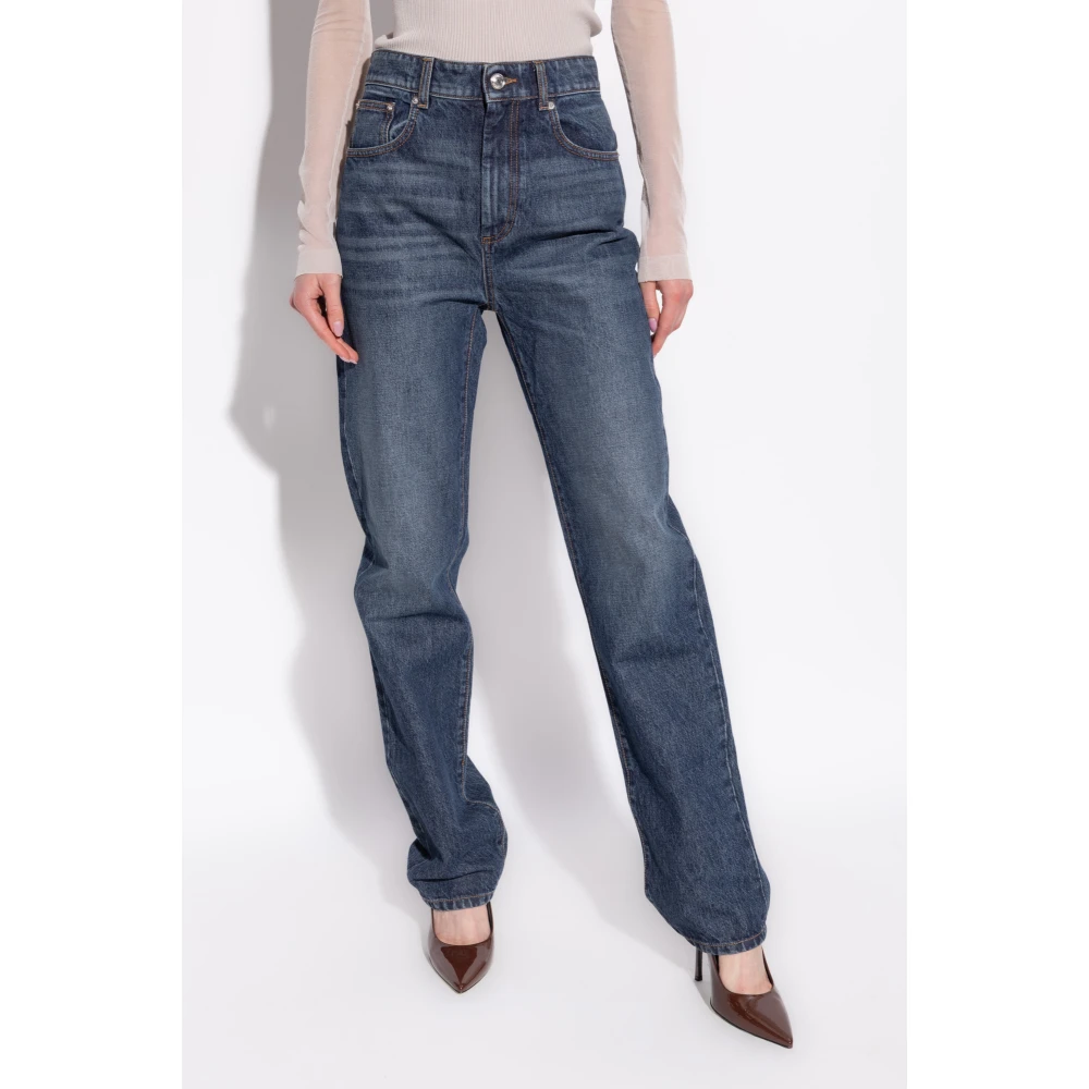 SPORTMAX Straight leg jeans Tasso Blue Dames