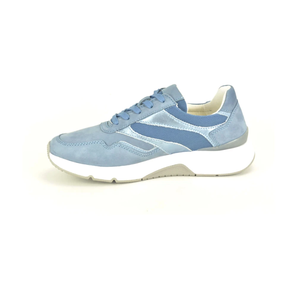 Gabor JeansBlauw Runner N.+tiret Dames Schoenen