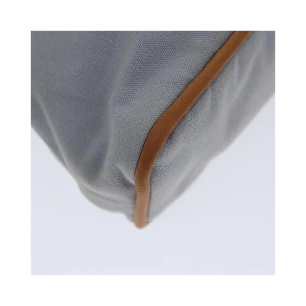 Hermès Vintage Pre-owned Cotton pouches Blue Dames