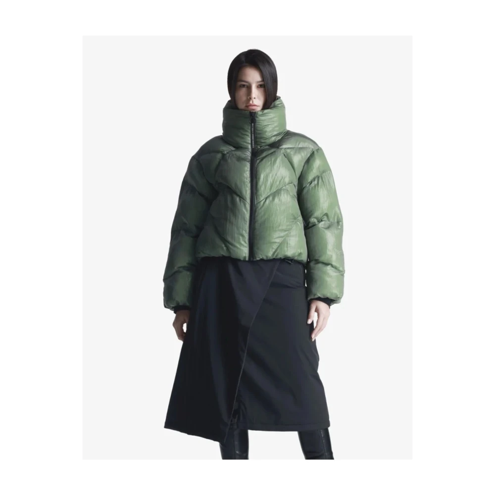 Krakatau Groene Parka Jas Green Dames