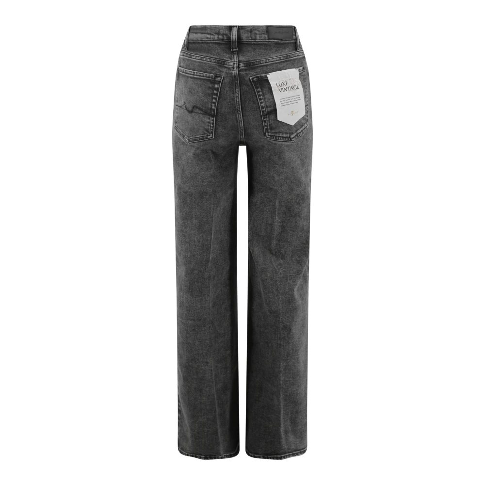 7 For All Mankind Jeans Straight Blauw Blue Dames