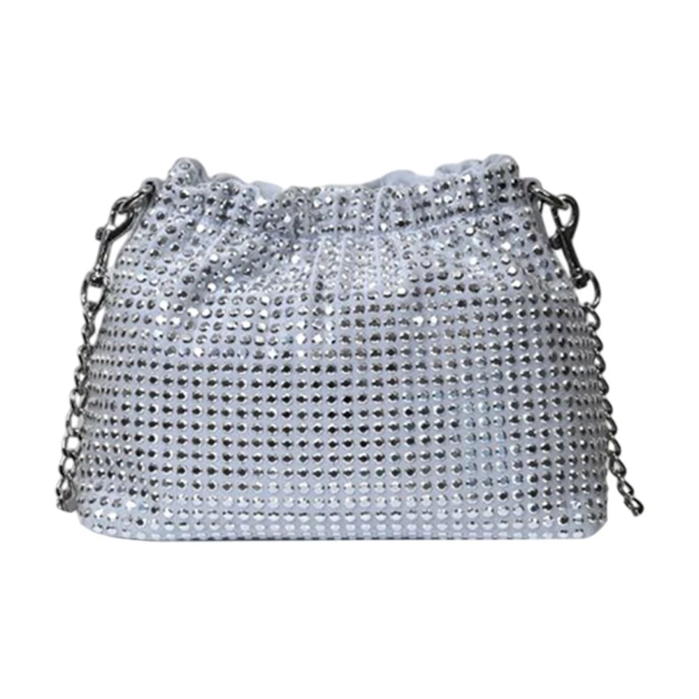 Moschino Zilveren Synthetische Dames Schoudertas Gray Dames