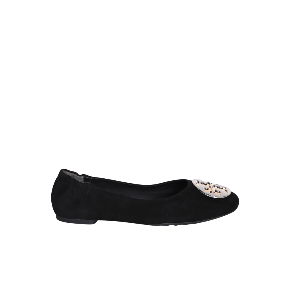 TORY BURCH Zwarte Ballerina Tijdloze Elegantie en Klassieke Charme Black Dames