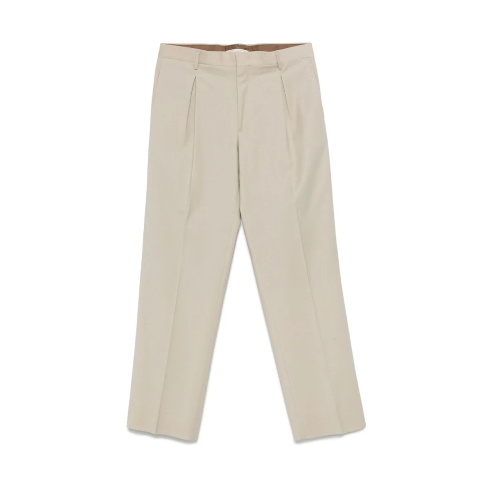 Briglia Beige Wolmix Tailored Broek Beige Heren