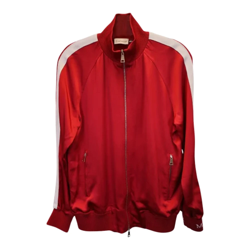 Moncler Pre-owned Polyester outerwear Red Dames
