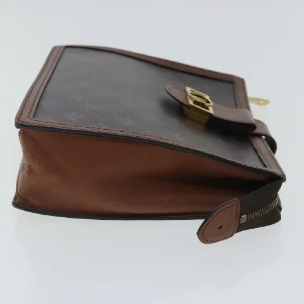 Louis Vuitton Vintage Pre-owned Canvas clutches Brown Dames