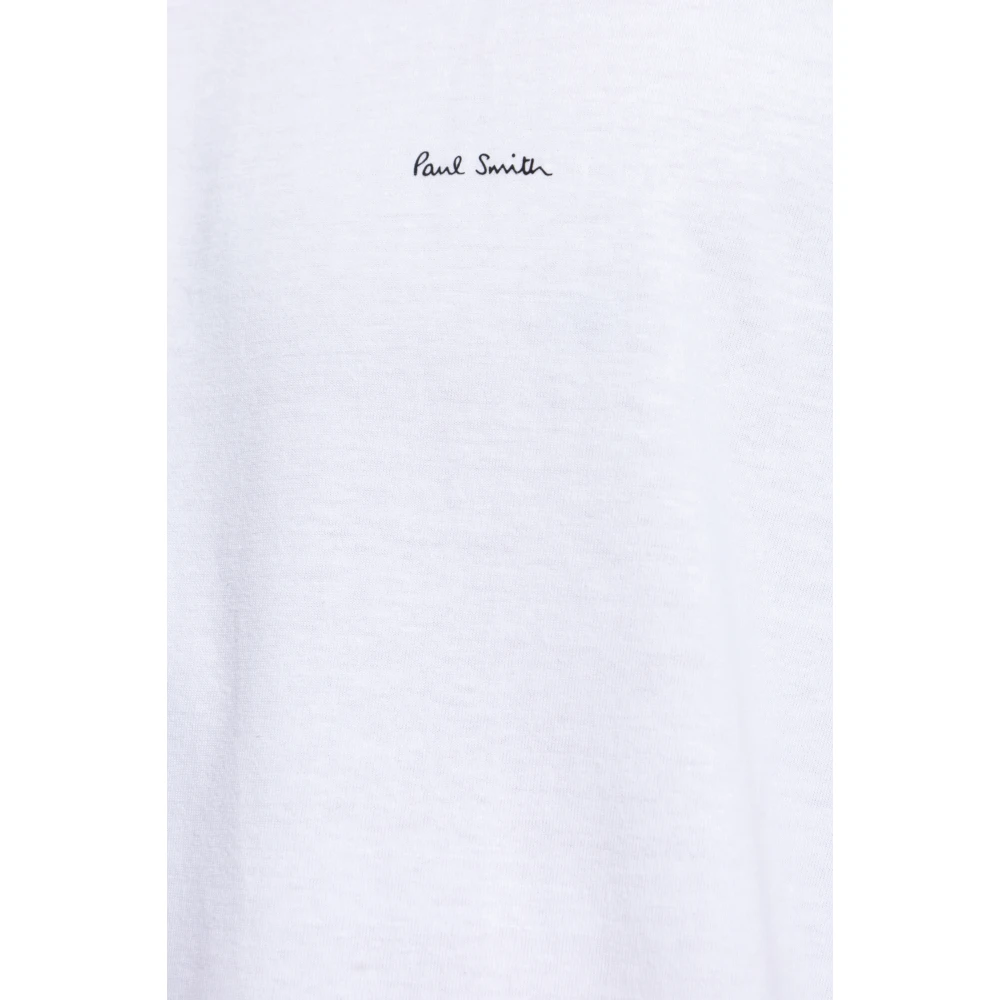 Paul Smith Logo T-shirt 3-pack White Heren