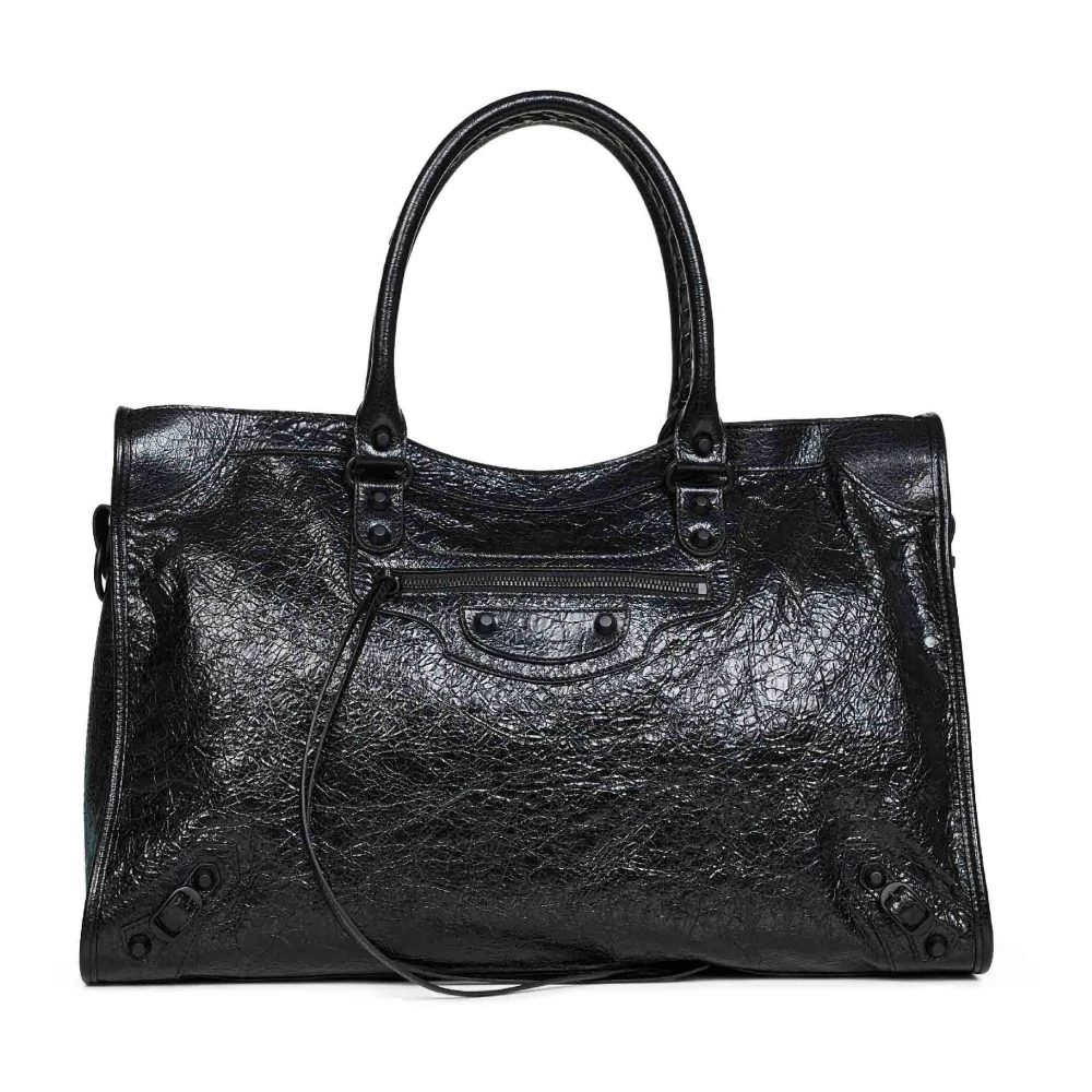 Balenciaga Men's Black Le City Bag Large