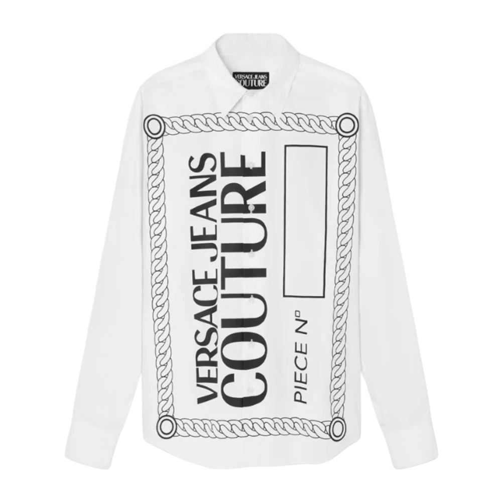Versace Jeans Couture Lange mouwen overhemd White Heren