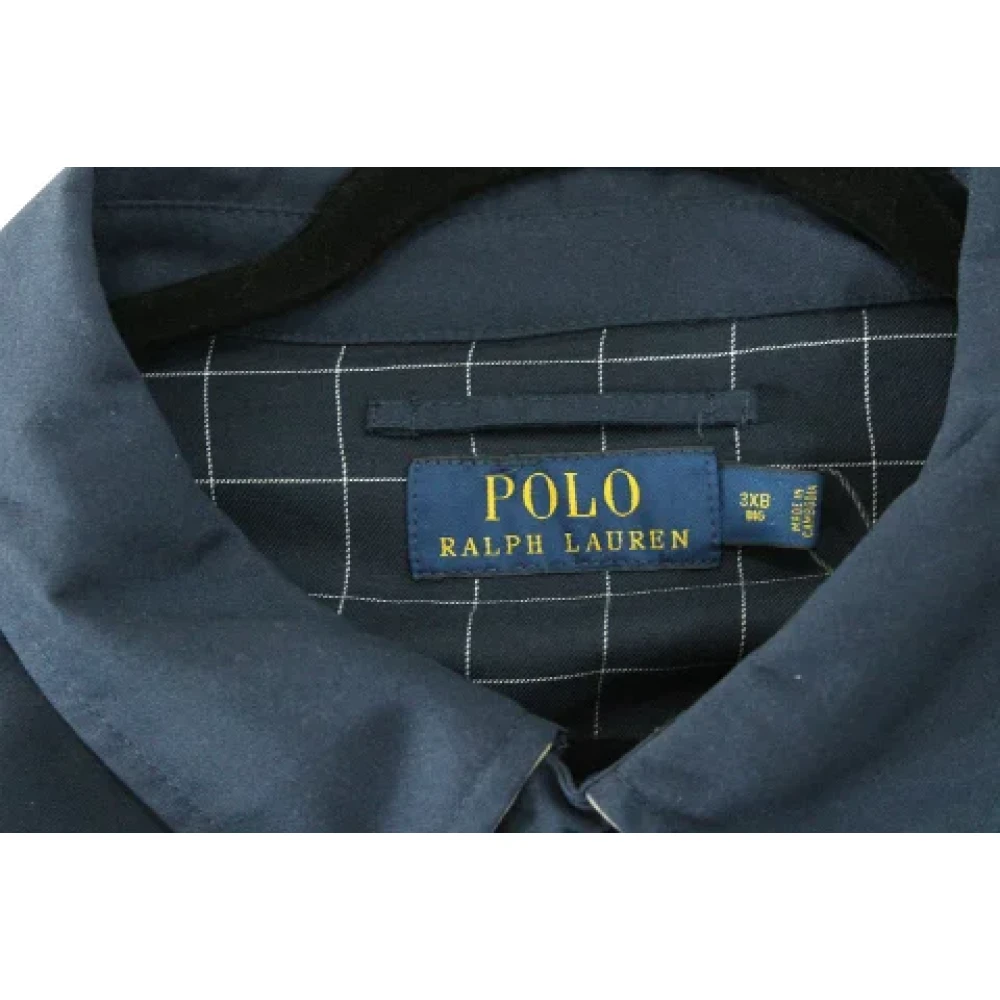 Ralph Lauren Pre-owned Polyester outerwear Blue Dames