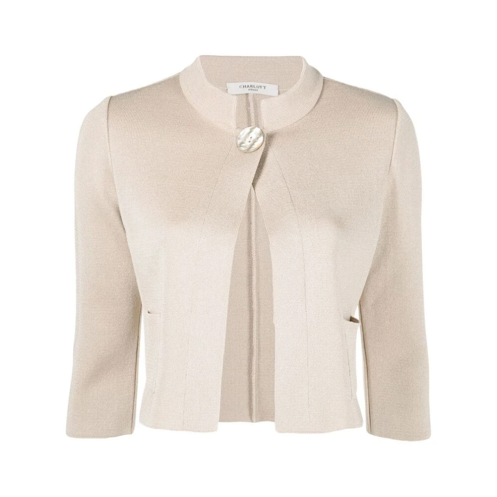 Charlott Cardigans Beige Dames