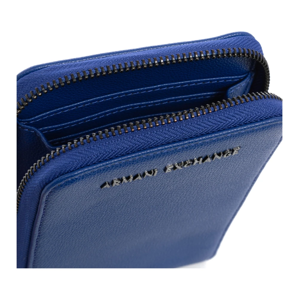 Armani Exchange Stijlvolle Crossbody Tas met Verstelbare Band Blue Heren