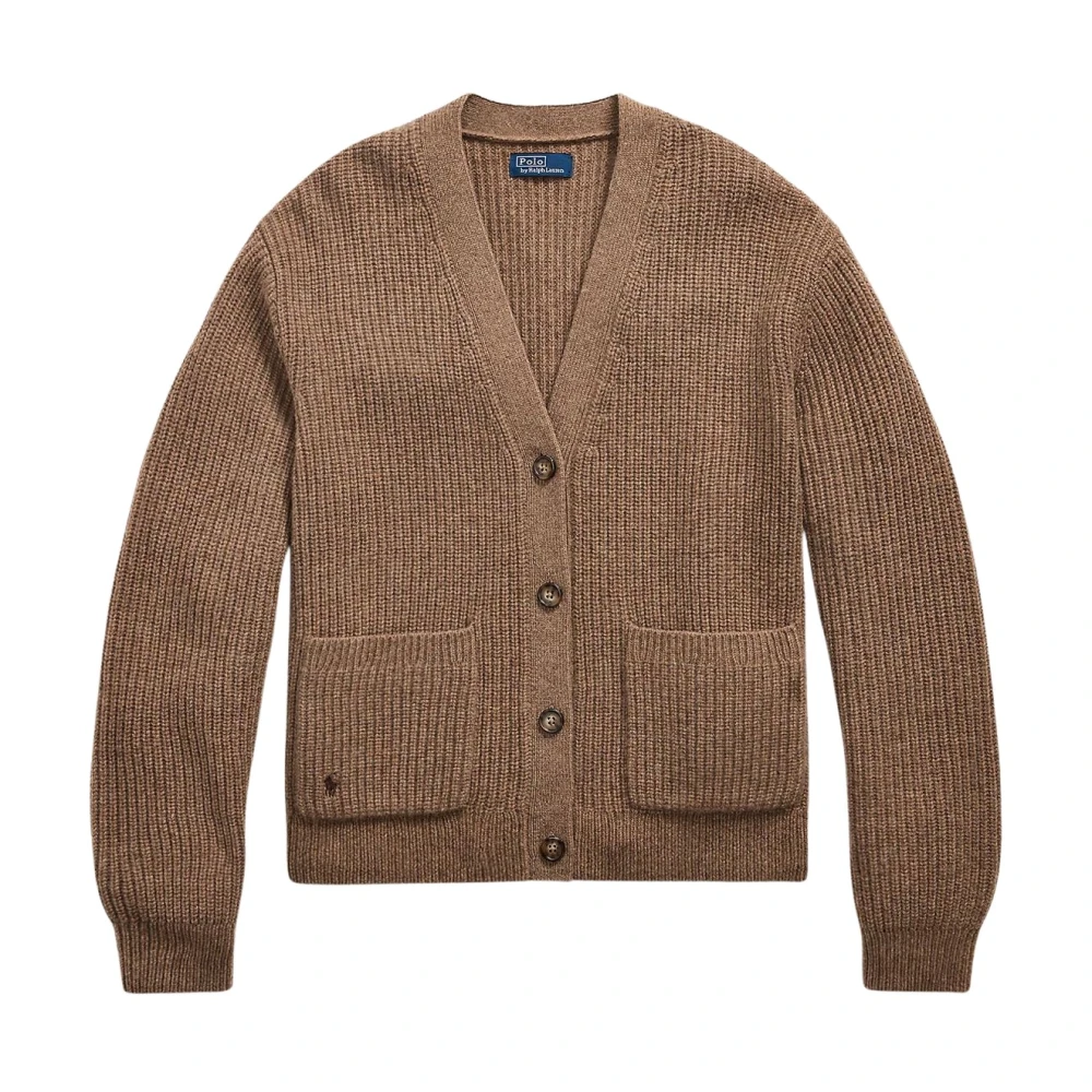 Polo Ralph Lauren Kasjmier V-hals Vest Brown Dames