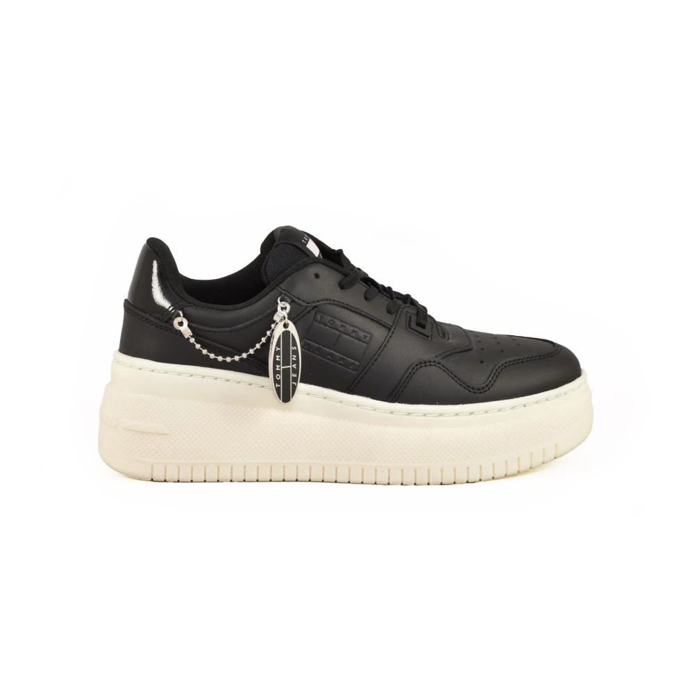 Tommy Jeans Sneakers met rubberen zool Dames Schoenen Zwart