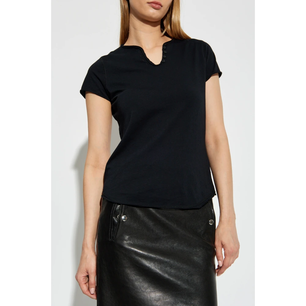 Zadig & Voltaire T-shirt Tunisien Black Dames