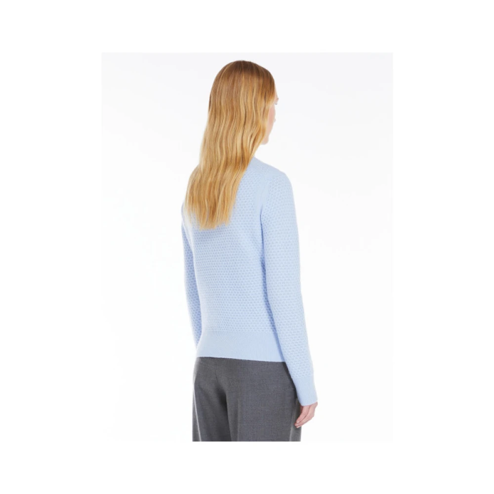 Max Mara Stijlvolle Gebreide Trui Blue Dames
