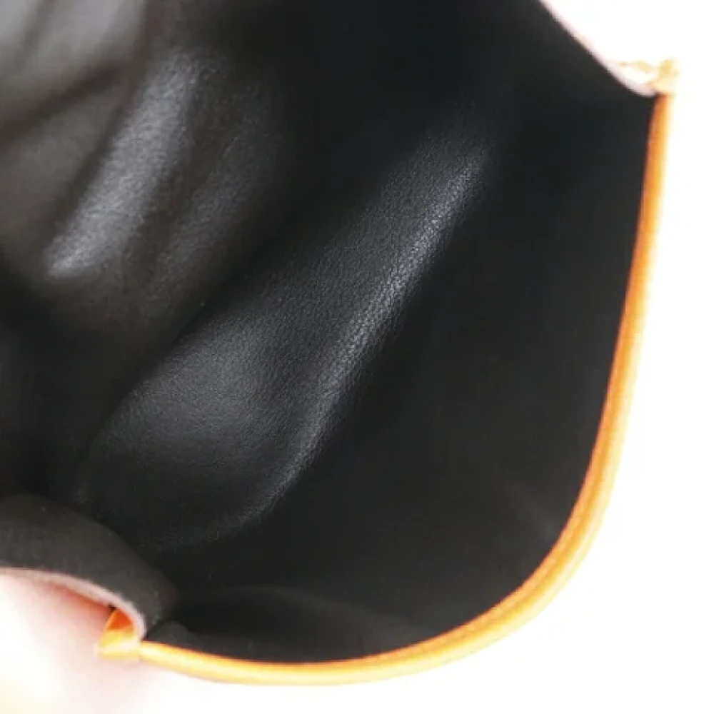 Hermès Vintage Pre-owned Leather shoulder-bags Black Dames