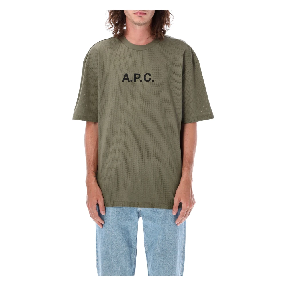 A.p.c. Moran T-Shirt Green Heren