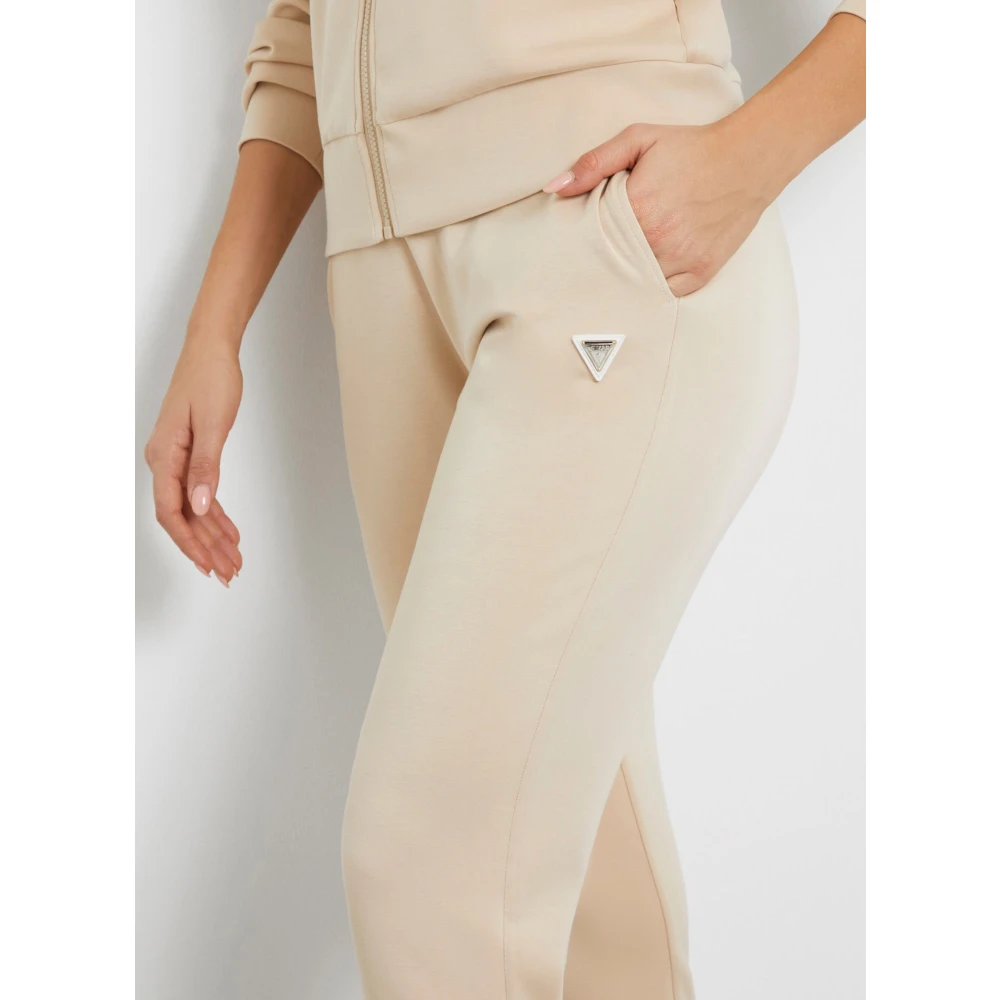 Guess Neopreen Manchet Broek Beige Dames