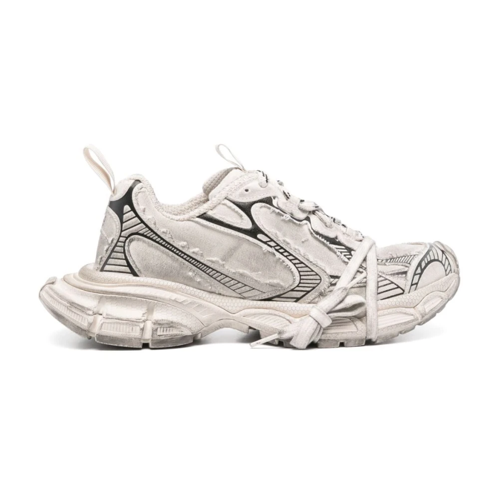 Balenciaga Chunky Rubberen Zool Sneakers Dames Schoenen Beige