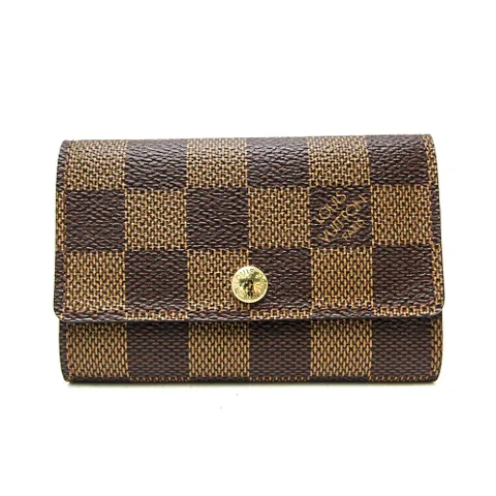 Louis Vuitton Vintage Pre-owned Fabric key-holders Brown Dames