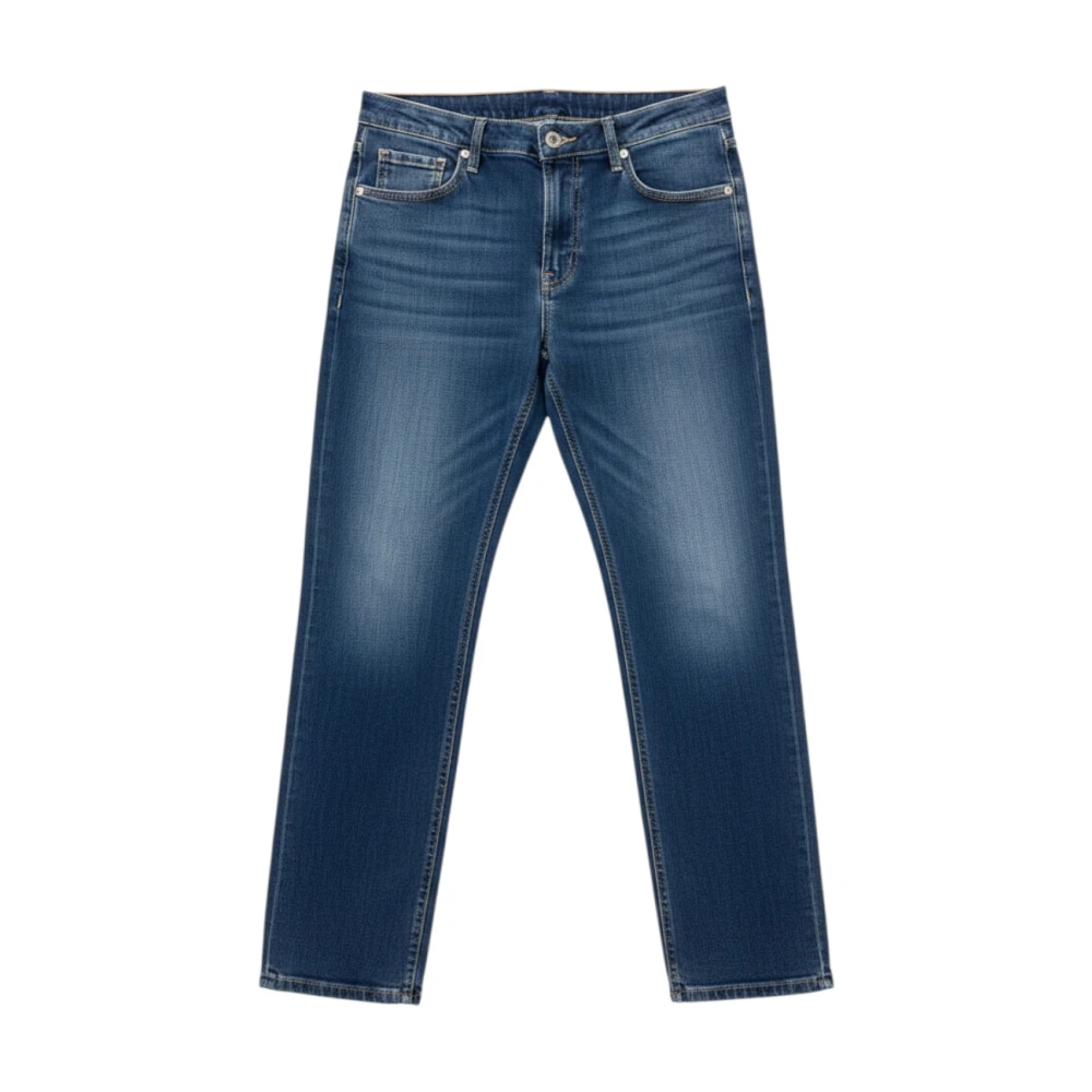 Michael Coal Men's Blue Straight Jeans - Straight Fit Jeans - W35 - Jeans