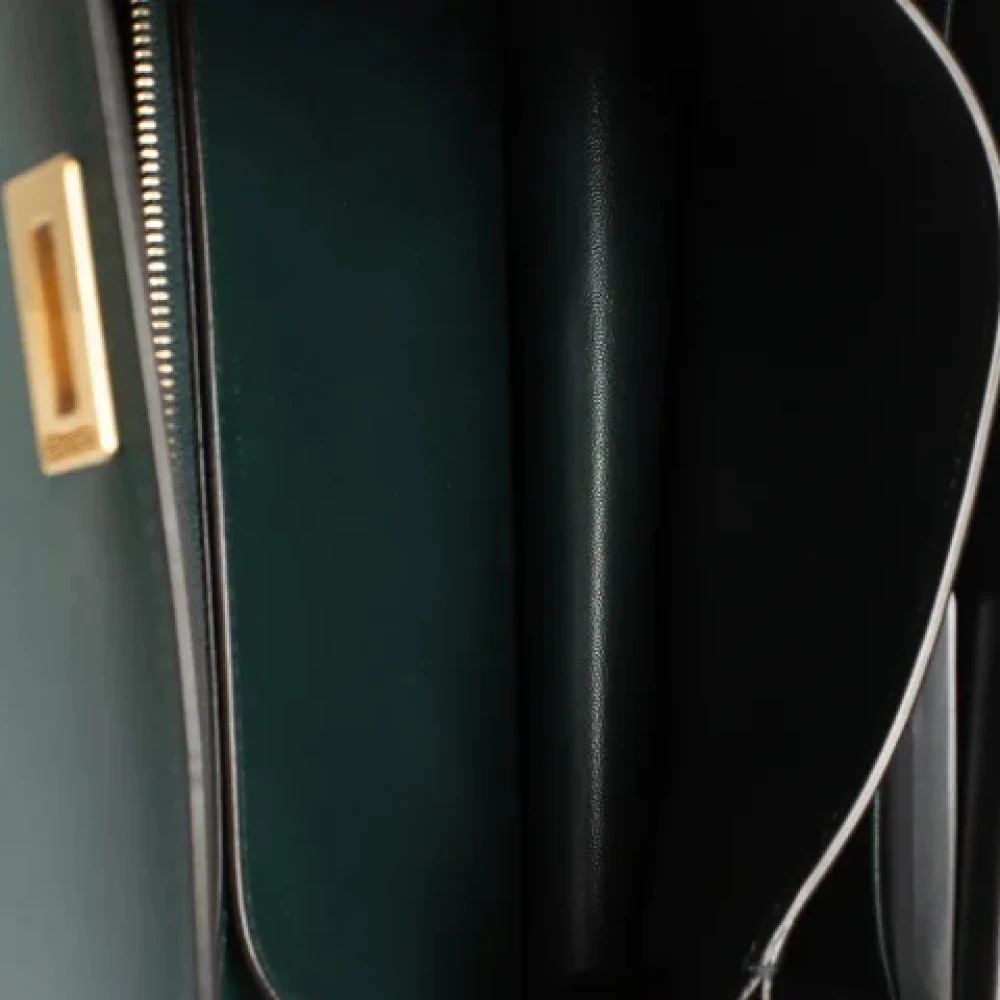 Celine Vintage Pre-owned Leather celine-bags Green Dames