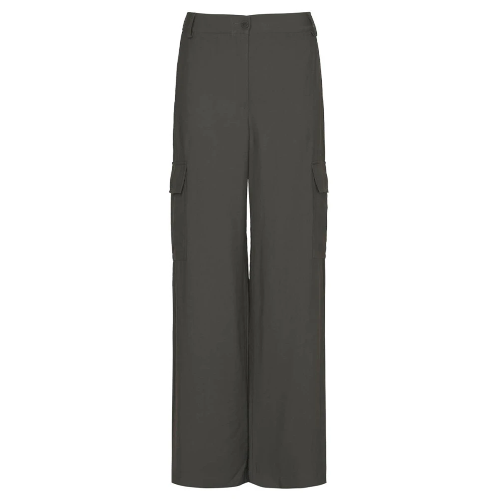 No man's land Stijlvolle Broek voor Vrouwen Gray Dames