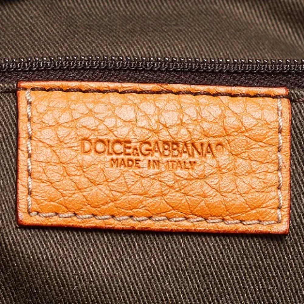 Dolce & Gabbana Pre-owned Fabric handbags Orange Dames