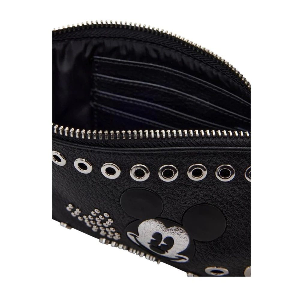 Desigual Zwarte Grote Damesportemonnee Collectie Black Heren