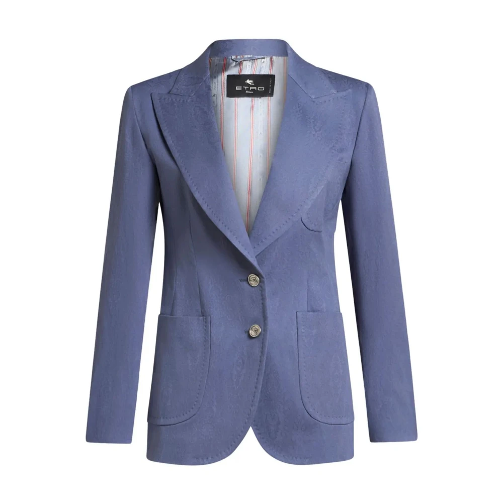 Etro - Jackets > Blazers - Blue - Etro - Modalova