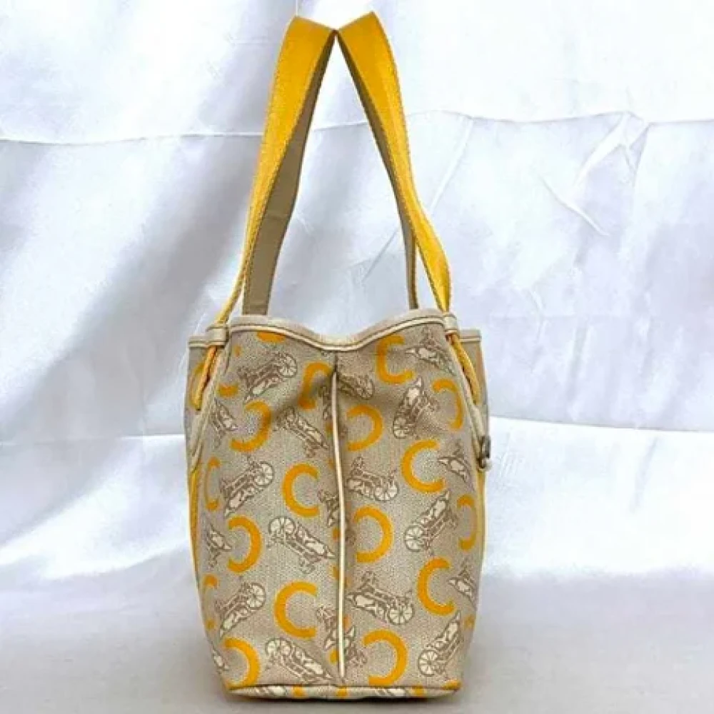 Celine Vintage Pre-owned Leather celine-bags Beige Dames