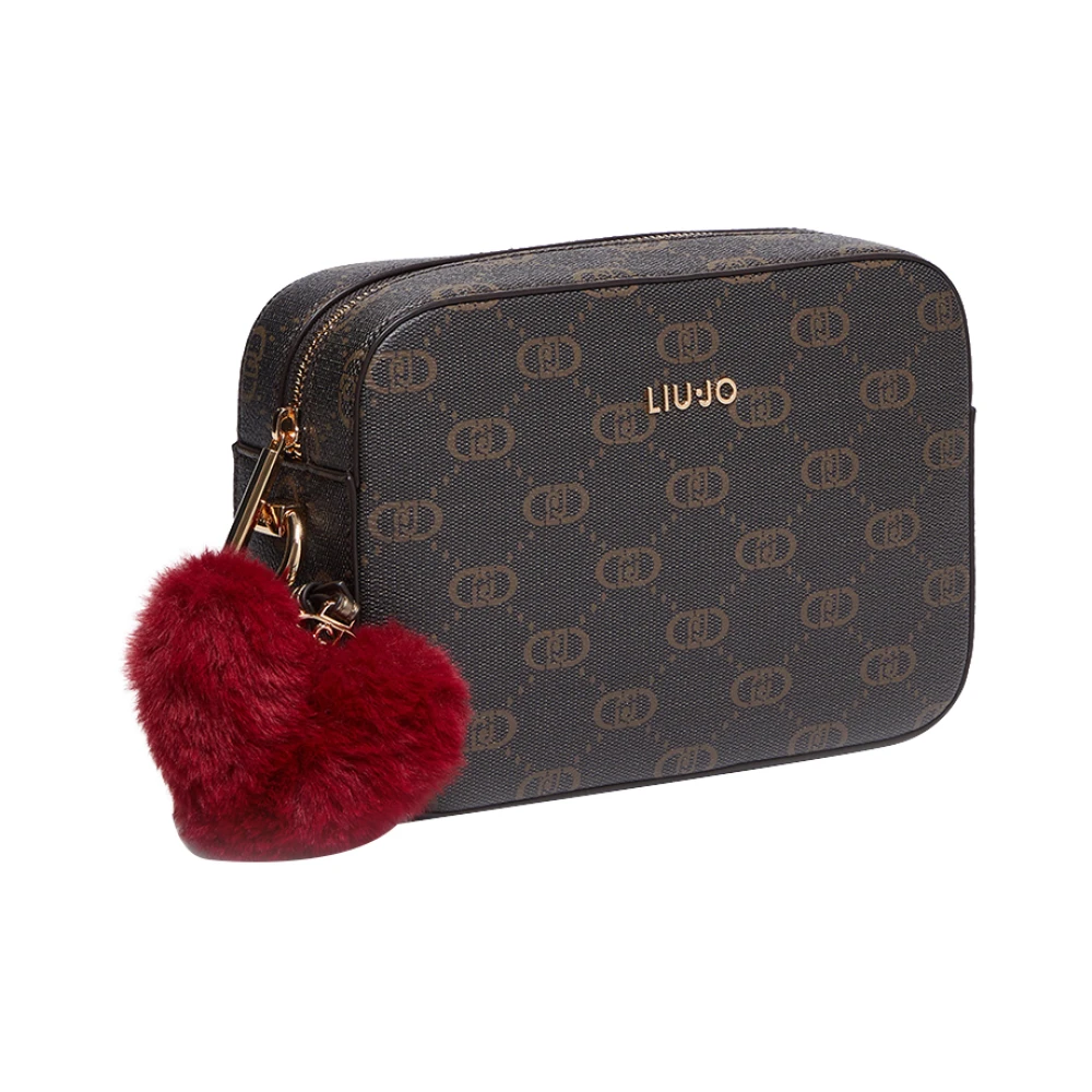 Liu Jo Bruine Schoudertas met Gouden Details Brown Dames