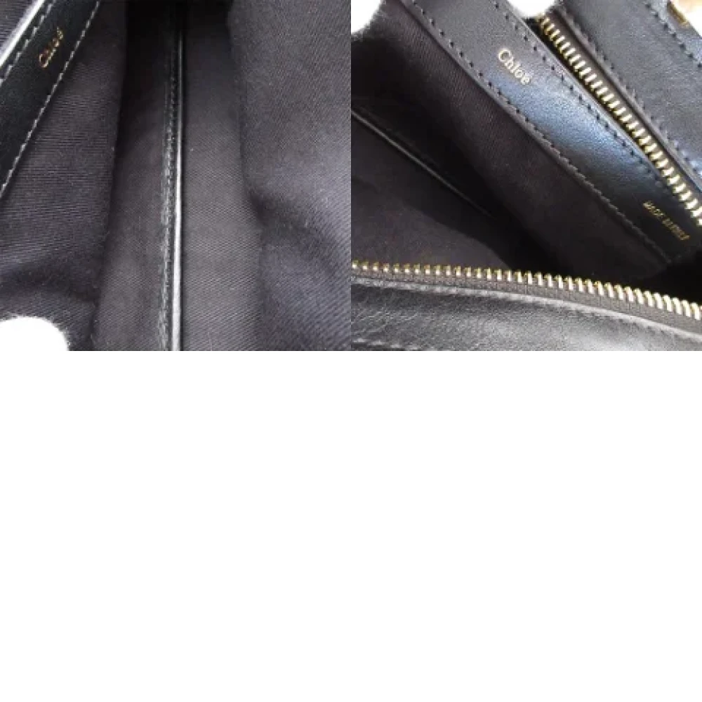 Chloé Pre-owned Leather handbags Beige Dames