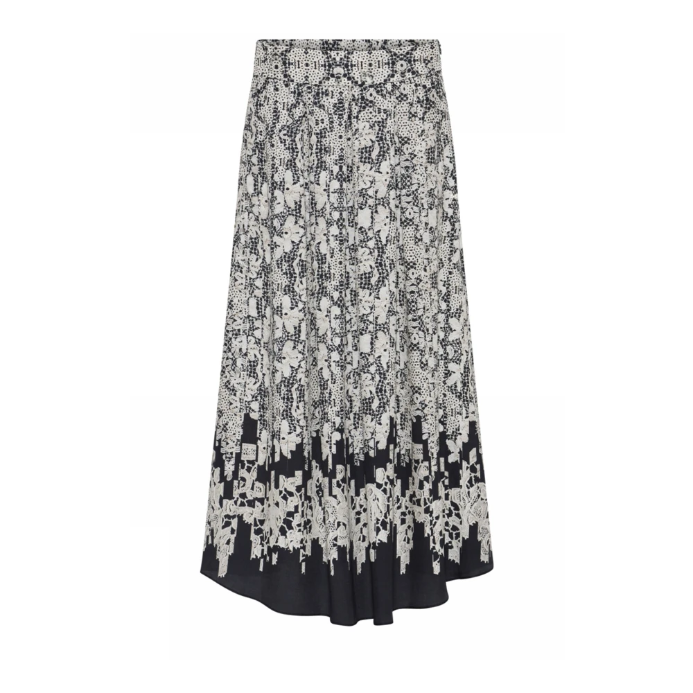 Gustav Geplooide Rok Gray Dames