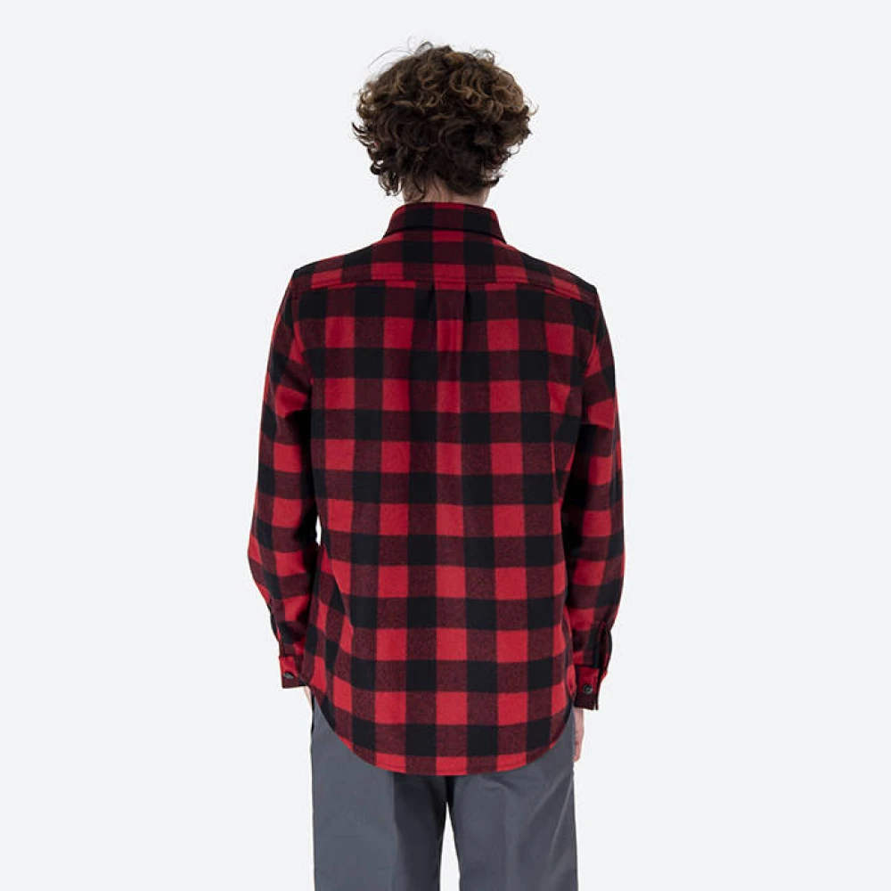 Woolrich Casual overhemd Red Heren