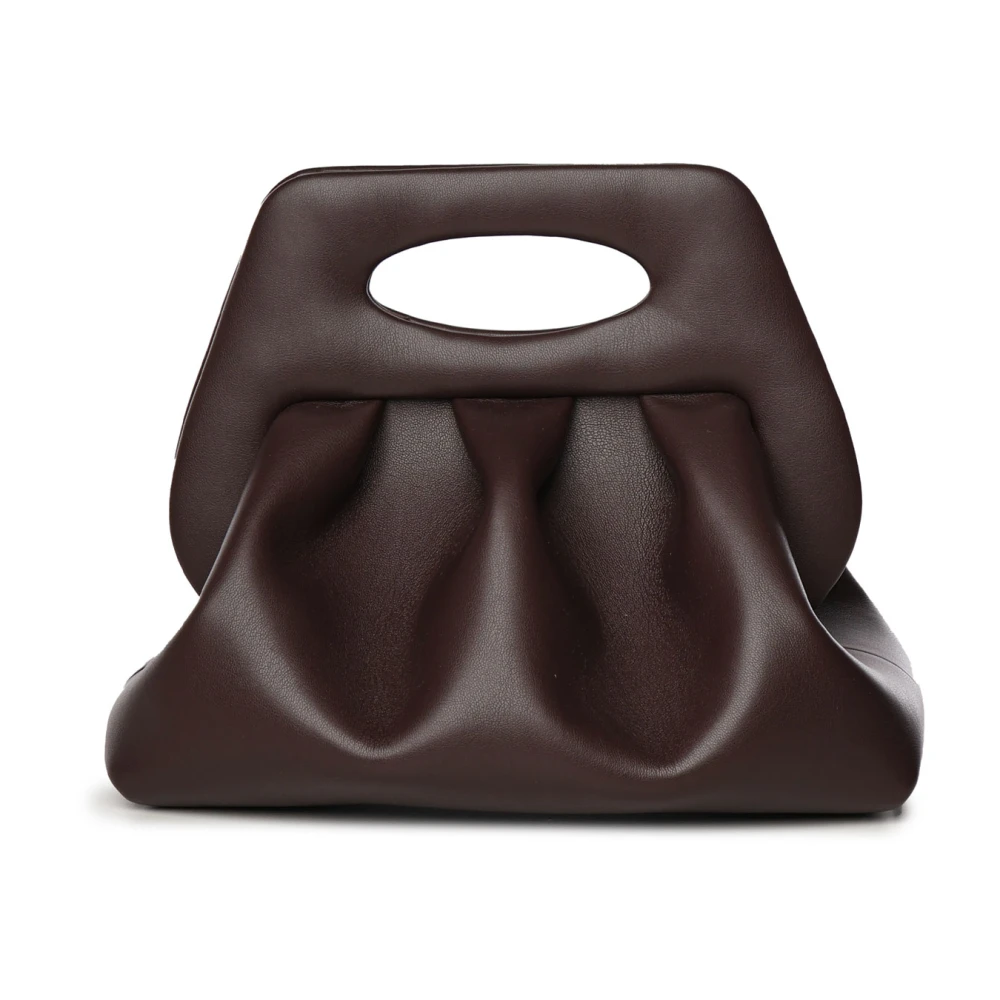 THEMOIRè Ebony Schoudertas met Uitgesneden Handvat Brown Dames