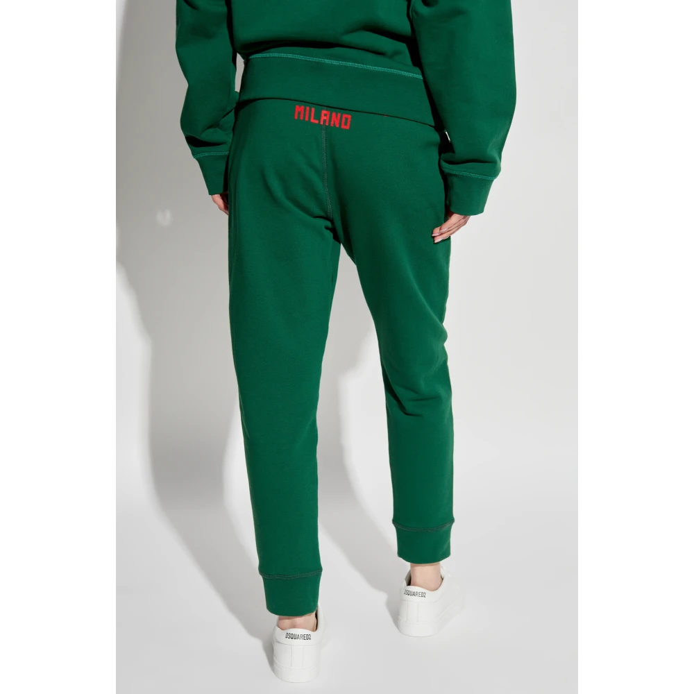 Dsquared2 Sweatpants Green Dames