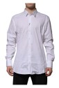 chemise-formelle-en-coton-blanc-gold